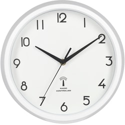 電波掛時計 カペラ Φ27cm ホワイト（27268） 99275
