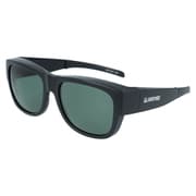 偏光 折り畳みオーバーグラス 本体色:Matte Black レンズ色:Green Polar BNS 612-02