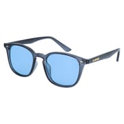 偏光調光サングラス 本体色:Shiny Clear Smoke Purpie レンズ色:Polar.&Photo(Light Blue to Smoke) BNS 801-02