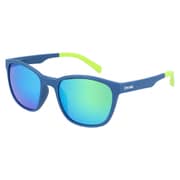 偏光スポーツサングラス 本体色:Matte Navy /Light Green レンズ色:Purple Polar/Green REVO SPLD 4001-02