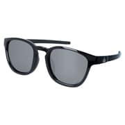 偏光カジュアルサングラス 本体色:Shiny Black /Black レンズ色: Smoke Polar/Silver Mirror TB 3015-01