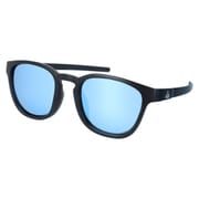 偏光カジュアルサングラス 本体色:Matte Black /Black レンズ色: Smoke Polar/Blue White REVO TB 3015-02