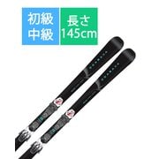 スキー板「オガサカ KS-UX 11001449 BK 145cm」+プレート「チロリア JOY SLR Base Plate」+ビンディング「チロリア SLR10 GW WT/BK/RD」セット [25-26 Newモデル 初級・中級]