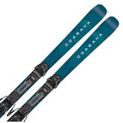 スキー板「オガサカ U-PC 11001461 BL 153cm」+プレート「マーカー FDT High Performance Plate」+ビンディング「マーカー FDT TP 10 BK×AN」セット [25-26 Newモデル 初級・中級]