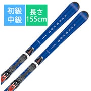 スキー板「オガサカ KS-AD 11001530 BL 155cm」+プレート「チロリア Multiflex Pro Base」+ビンディング「チロリア PRD11 GW BL」セット [25-26 Newモデル 初級・中級]