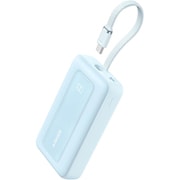 Anker Zolo Power Bank （10000mAh, 30W, Built-In USB-Cケーブル） ケーブル一体型 モバイルバッテリー ブルー A1688032
