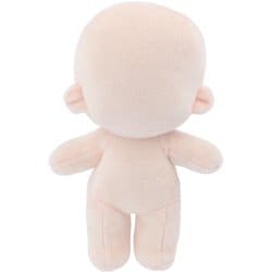 NUI-11 [推しぬい ぬいのボディwawaちゃん 横11.5cm×縦15cm×厚さ6cm #SM さくらミルク ゆるふわショートのウィッグ型紙・レシピQRコード付き]