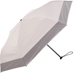 日傘 折りたたみ傘 晴雨兼用 airy+ 超軽量カーボン 親骨50cm 手開き式 一級遮光 UVカット加工 6本骨 カーボンファイバー骨 バイカラー ピンク×モカ MEX50DP-063PI-pink02-mocha