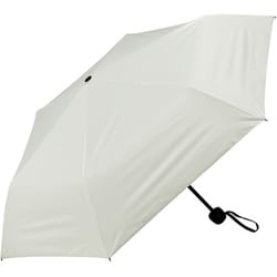 日傘 折りたたみ傘 ユニセックス 晴雨兼用 55cm 手開き式 一級遮光 UVカット加工 6本骨 グラスファイバー骨 オフホワイト K020-M55I-off