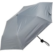 K020-M55I-steeL grey [折りたたみ傘 ユニセックス 晴雨兼用 55cm 6本骨 スチールグレー]