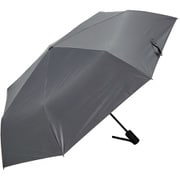 K030-A58I-steeL grey [折りたたみ傘 ユニセックス 自動開閉 晴雨兼用 58cm7本骨 スチールグレー]