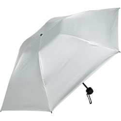 日傘 折りたたみ傘 ユニセックス 超軽量カーボン 逆さ傘 55cm 手開き式 一級遮光 UVカット加工 6本骨 シルバー K040-MEX55O-siLver
