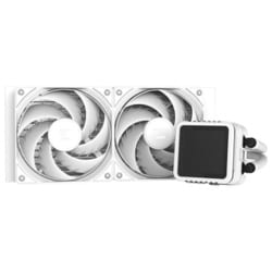 2.73インチ IPS液晶ディスプレイ搭載 240mm 簡易水冷CPUクーラー ホワイト ALPHA2 DS A24 WHITE