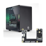 ラズパイ5用 ミニタワーケース SSDシールド付 黒 EC-Pi5CASESSD-BK