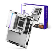 AMD AM5ソケット対応 X870Eチップセット搭載 ATX マザーボード フルカバー＆RGB搭載 ホワイト N9-X87XT-W1