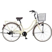 シティサイクル RY フロートミックス266-G 26インチ 外装6段変速 ベージュ MK-25-001