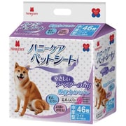 HNL-046 [ハニーケア 中厚型 ペットシート ラベンダーの香り ワイド 46枚入]