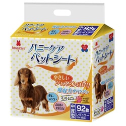 HNJ-092 [ハニーケア 中厚型 ペットシート ジャスミンの香り レギュラー 92枚入]