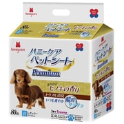 HNH-080 [ハニーケア 厚型 ペットシート ヒノキの香り レギュラー 80枚入]