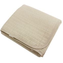 敷パッド 水洗い加工 綿100％ ベージュ シングルサイズ ヌビキルティング 使い始めから肌になじむ オールシーズン使用OK SP151042-96