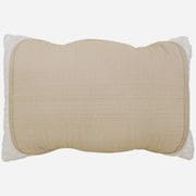 枕パッド 水洗い加工 綿100% ベージュ 35×50~43×63cmの枕に対応 ヌビキルティング 使い始めから肌になじむ オールシーズン使用OK MP154042-96