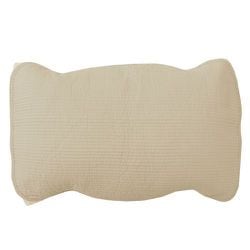 枕パッド 水洗い加工 綿100％ ベージュ 43×63cm枕用 ヌビキルティング 使い始めから肌になじむ オールシーズン使用OK MP154342-96