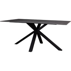 Brescia ダイニングテーブル セラミック天板 グレー W1650×D900×H720mm 【組み立て設置込み商品】 TKB-165-GY