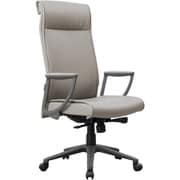 ARBOL シェーレ 回転アームハイバックチェア PVC張り グレー色 SCHERE-PVCGY