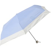子供用折りたたみ傘 晴雨兼用 PINK-latte クマモチーフ 55cm 手開き式 UVカット加工 ライトブルー 1000263005574