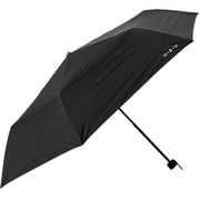 折りたたみ傘 晴雨兼用 HAU 紳士無地 55cm 手開き式 UVカット加工 ブラック 1000295205590