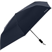 折りたたみ傘 晴雨兼用 HAU 紳士無地 55cm 自動開閉 UVカット加工 ネイビー 1000295305578