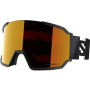 S/VIEW 3 ML スキー スノーボード ゴーグル 眼鏡対応 Black（ML Mid Red Cat.2） L47920500