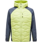 ヘリウムハイブリッドダウンフード メンズ ダウンウェア CRYSTAL GREEN/MOUNTAIN MIST（100） Mサイズ G79844100
