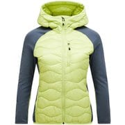 ヘリウムハイブリッドダウンフード レディース ダウンウェア CRYSTAL GREEN/MOUNTAIN MIST（100） Mサイズ G79840100