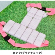 SUO 256 ICE for dogs クールベスト プラス グラデチェック L ピンク [犬用 冷却ベスト]