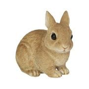 H12312-3 [しゃがむベージュ白ウサギ]