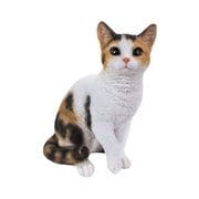 H12321-18 [右向きお座り三毛猫 （大）]