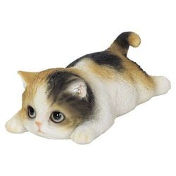 H20299 [マグネット うつぶせ三毛猫]
