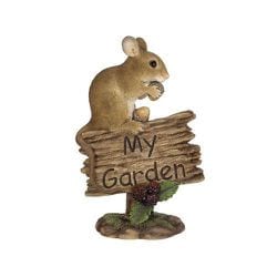 H21257 [マウスのガーデン看板]