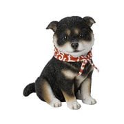 H24089-1 [お座り豆黒柴犬 （小）]