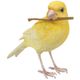 H16370 [クリップ置き 木の枝をくわえる カナリア]