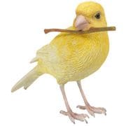 H16370 [クリップ置き 木の枝をくわえる カナリア]