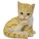 H21094-A4 [後ろ足をなめる新色猫]