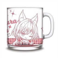 Vtuber 神楽ゆら ガラスマグカップ