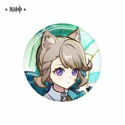 原神 リネット缶バッジ 原神 フォンテーヌシリーズ キャラクター缶バッジ リネット
