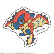 モンスターハンター モンでふぉ ダイカットステッカー リオレウス