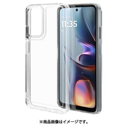 moto g05用 ハイブリッドケース 衝撃吸収 頑丈 クリア TPU＋PC 8828MG05HPCL
