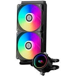 240mmラジエーター オールインワン水冷クーラー ブラック DA240-ARGB-BK