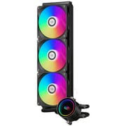 360mmラジエーター オールインワン水冷クーラー ブラック DA360-ARGB-BK