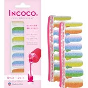 ネイルシール 貼るネイル INCOCO カラー ウェーブ